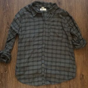 Hollister plaid shirt